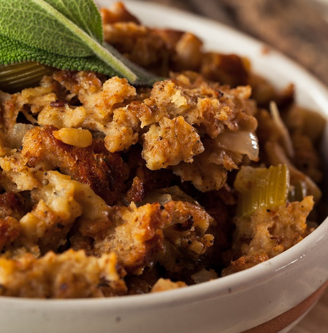 Three Onion Sausage Stuffing